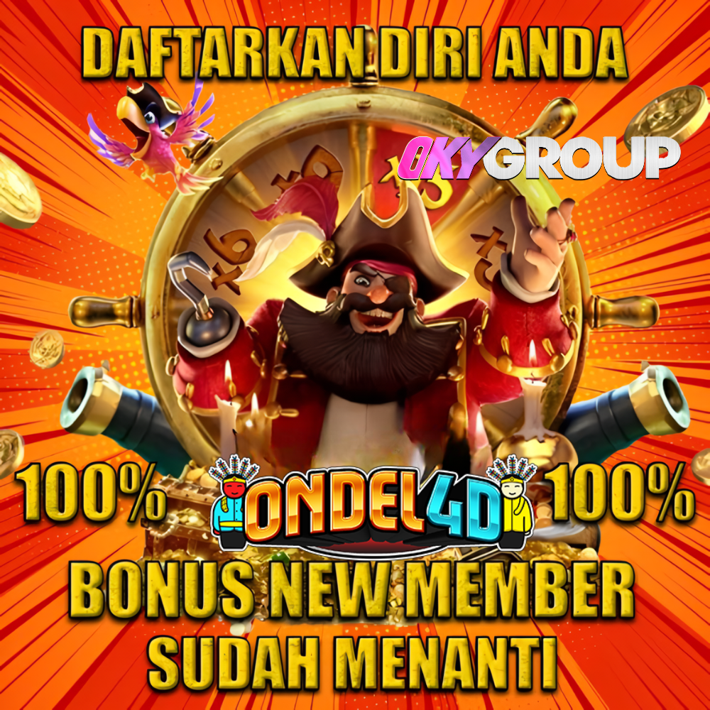 DAFTAR DI ONDEL4D 100% BONUS NEW MEMBER