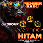 ONDEL4D Member Baru Langsung Dapat Scatter Hitam