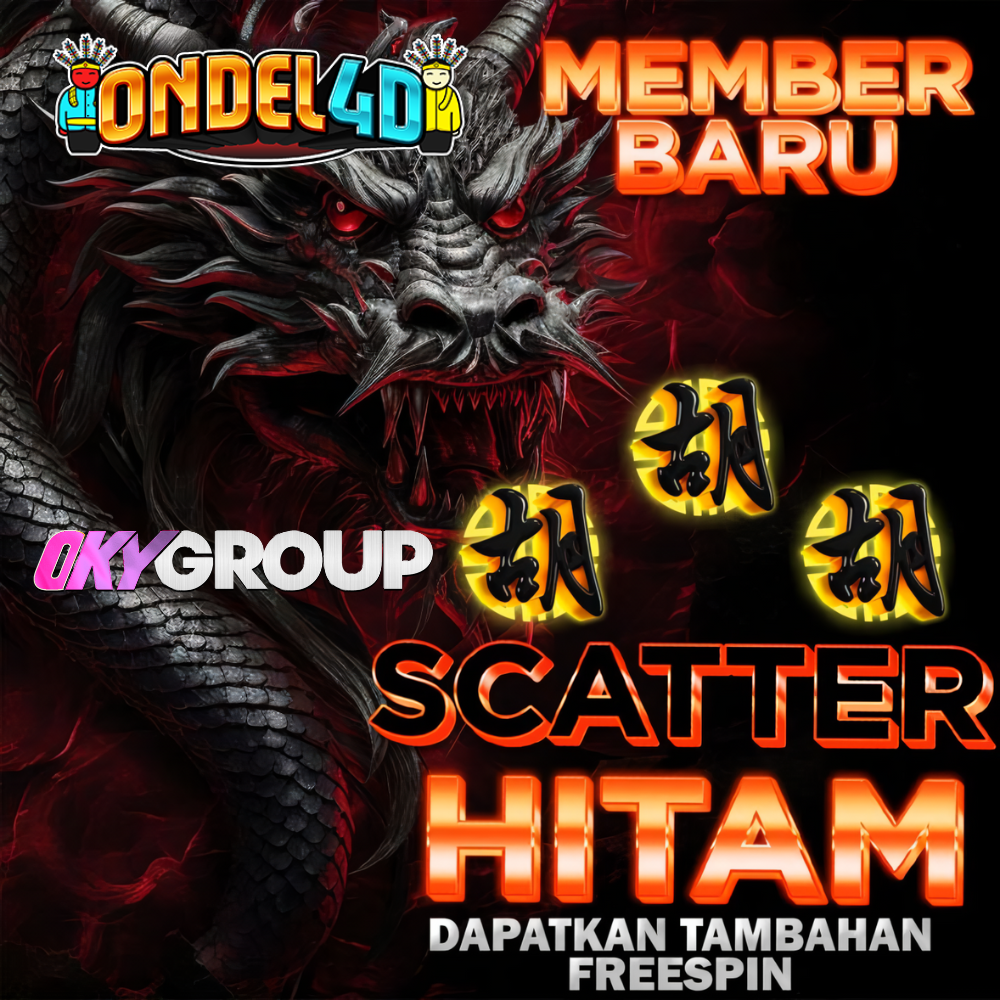 ONDEL4D Member Baru Langsung Dapat Scatter Hitam