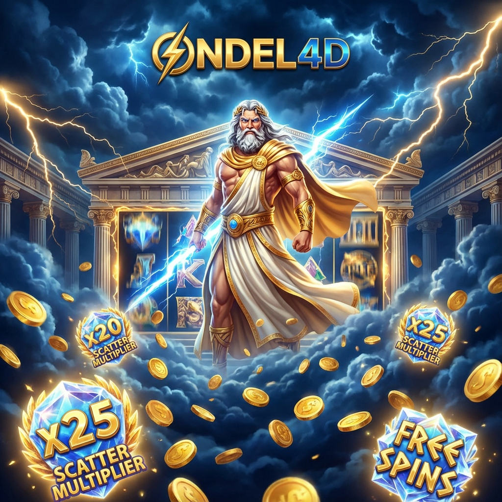 Gates of Olympus: Gerbang Kemenangan Zeus Terbuka Lebar di Ondel4D